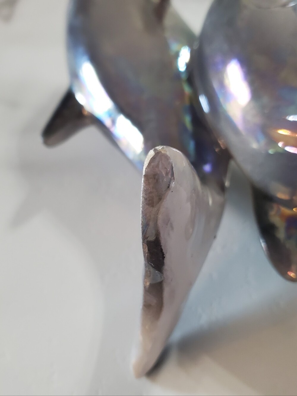 Iridescent Dolphins Figurine - Picture 10 of 13